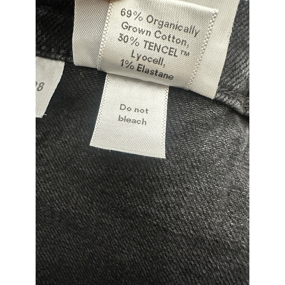 Reformation Kayo Jeans Women's Size 28 Black High Rise Skinny Belted Stretch - Picture 6 of 9